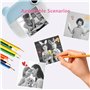 Rouleau Appareil Photo Enfant FHISKUNYU - Papier Thermique de 57x30mm, Pack de 20 Rouleaux, Papier Appareil Photo Enfant de Qual