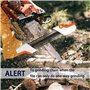 GardenPal Affûteur de tronçonneuse 2 en 1 pour chaîne de tronçonneuse 3/8" LP - 5/32", Outil d'affûtage Facile pour chaîne de tr
