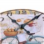 Lafocuse 30cm Horloge Murale Cuisine Bois Vintage, Silencieuse Pendules Murales Chef, Retro Design sans Tic-tac Déco pour Restau