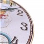 Lafocuse 30cm Horloge Murale Cuisine Bois Vintage, Silencieuse Pendules Murales Chef, Retro Design sans Tic-tac Déco pour Restau