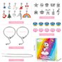 Cadeau Fille Licorne Jouet Fille 5 6 7 8 9 10+ Ans, Bijoux Enfants Fille Bracelet, Idee Cadeau Ado Activites Manuelles Loisirs C
