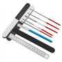 BGTXINGI Lot de 28 outils de modélisation de base pour outils de modélisme Gundam avec boîte en plastique - Pour assemblage, rép