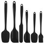 Set de 6 Spatules en Silicone - Maryse patisserie 28 cm - Silicone Alimentaire - Résistant à la Chaleur