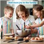 Set de 6 Spatules en Silicone - Maryse patisserie 28 cm - Silicone Alimentaire - Résistant à la Chaleur, Antiadhésif, Facile à N