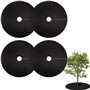 CAMVNG Lot de 4 tapis de paillage pour arbres