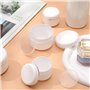 12 PCS 50ml Mini Contenant Cosmetique Vide avec Doublures Intérieures et Couvercle à Vis Pots Cosmétiques de
