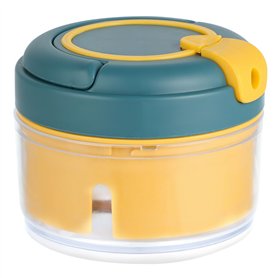Hachoir manuel - Mini Hachoir 200 ml - Plastique PP - Coupe Rapide en 5 Secondes - Pour Légumes