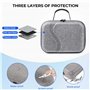 Sac de Voyage Grande Capacité pour Meta Quest 3, Compatible avec Kiwi Design/BOBOVR Elite Strap avec Batterie et Autres Accessoi