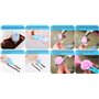 Lrocotanc Kit Complet Pâtisserie Professionnel - 42 Pièces en Acier Inoxydable, 30 Douilles + Poches à Douille + Accessoires pou
