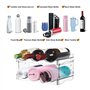 Range Bouteille - Range Bouteille Frigo - 2 Pièces Range Bouteille Vin, en Plastique PET, Empilable, Contient jusqu'à 6 Bouteill