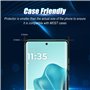 Wookfiss 3D Verre Trempé(2)+Caméra Arrière Protecteur(2) pour Motorola Moto Edge 60 Fusion/60 Pro/60 5G, Verre Trempe Protector 