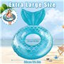 110cm Extra Large Bouée Piscine Anneau de Natation