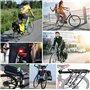 COMINGFIT Porte-vélos Universel réglable pour Bagages de vélo Capacité 181,4 kg