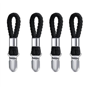 Lot de 4 pinces à serviettes