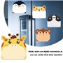 Lot de 12 notes autocollantes pour enfants - Bloc-notes mignons - Bloc-notes autocollants - Pour les étudiants - Idéal pour le b