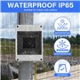 Qintora Coffret Électrique Etanche Exterieur IP65, Tableau Electrique 1 Rangée de 5 Modules, Boitier Etanche Electrique Exterieu
