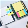 UZSUZZ Cahier à Spirales Bloc-notes D'affaires Carnet Lot de 4 Carnets à Spirales avec Stylo et Notes Autocollantes Pocket Busin