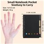 UZSUZZ Cahier à Spirales Bloc-notes D'affaires Carnet Lot de 4 Carnets à Spirales avec Stylo et Notes Autocollantes Pocket Busin