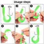 UZSUZZ 25 pièces Têtes Plombées, Têtes Plombées pour Leurre, Tête plombée Ronde, Jig Hameçons avec Billes de Plomb Rondes Hameço