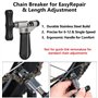 UZSUZZ Kit d'outils de Chaîne de Vélo Kit Outil Vélo 16 en 1 Derive Chaine Velo et Jauge de Chaîne et 3 Paires e Maillons Manqua