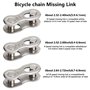 UZSUZZ Kit d'outils de Chaîne de Vélo Kit Outil Vélo 16 en 1 Derive Chaine Velo et Jauge de Chaîne et 3 Paires e Maillons Manqua
