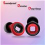 JXAXD Artvive Lot de 2 paires de bouchons d'oreilles pour moto - Silencieux - Pour dormir la nuit - 4 tailles disponibles : XS/S
