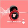 JXAXD Artvive Lot de 2 paires de bouchons d'oreilles pour moto - Silencieux - Pour dormir la nuit - 4 tailles disponibles : XS/S