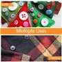 350 Pièces Boutons D'artisanat D'art, MXTIMWAN Bouton Multicolore, Bouton Couture, 4 trous Boutons Ronds en Résine Mélangés, 2 t