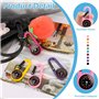 Mini Boussole pour Enfants Boussole Nautique Petit Porte-clés avec Boussol