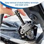 TNEDFOD Extracteur Bras Essuie Glace, Arrache Essuie Glace pour Voiture, Extracteur de borne de Batterie et de Bras d'essuie-Gla