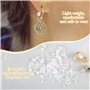Universelle Attache Boucles d'oreilles Silicone Transparent