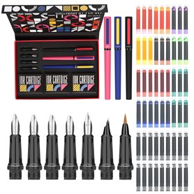 GC QUILL kit d'écriture calligraphique-3 stylos plume calligraphie