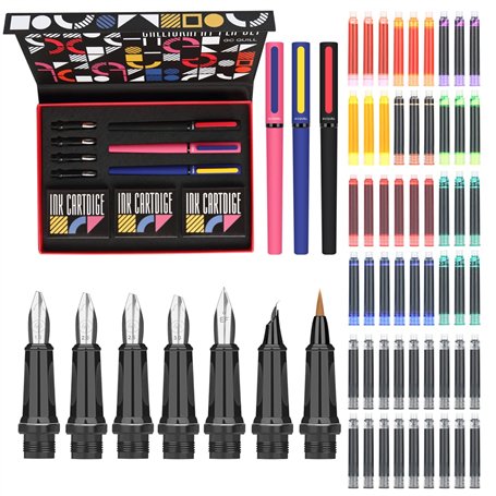 GC QUILL kit d'écriture calligraphique-3 stylos plume calligraphie