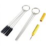 ANCLLO Airbrush Cleaner Kit de Nettoyage de Pistolet de pulvérisation Outils de réparation de Brosse à Aiguille