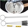 ANCLLO Airbrush Cleaner Kit de Nettoyage de Pistolet de pulvérisation Outils de réparation de Brosse à Aiguille