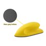 Bloc de Ponçage,Zliger 3 pièces Cale à Poncer Auto-Agrippante Support de Disques de Ponçage Bloc de ponçage manuel carré pour Ca