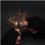 Pierre à Feu Allume Feu en Silex Magnésium Briquet Kit 7 en 1 avec Manche en Bois Fabriqué à La Main épais De 5/16" 10,000 Gerbe