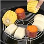 Grille de Cuisson la Dessous Plat Rond Acier Inoxydable Vapeur Rack Pour Autocuiseur