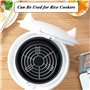 NUYYR Support à Vapeur, Grille de Cuisson la Dessous Plat Rond Acier Inoxydable Vapeur Rack Pour Autocuiseur, Casserole, Wok, 19
