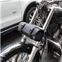 Motos en Cuir Rouleau, Sacoche Moto, Motos Sac Latéral Étanche, Sac à Outils de Moto en Cuir, Sacoche de Selle de Moto, Sacoche 