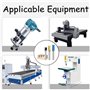 3 Pièces Fraise Defonceuse 8mm,Fraise Pour Affleurer Droite,8mm Tige Fraise à Copier,Fraise à Affleurerroulement, Fraisage à Rou