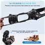 Crampons,Crampon Chaussures Neige, Crampon Neige pour Chaussure pour Bottes de randonné, Crampons Antidérapants Chaussures Point