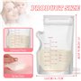8 Oz Sac Congelation Lait Maternel avec Port d'allaitement Facile à Verser