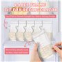 HORJOR 55 Pcs Sachet Conservation Lait Maternelle, 8 Oz Sac Congelation Lait Maternel avec Port d'allaitement Facile à Verser, 2