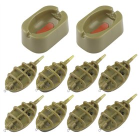 Chudian 10pcs Pêche Méthode Feeder en Ligne de pêche
