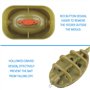 Chudian 10pcs Pêche Méthode Feeder en Ligne de pêche, Chargeur appât mangeoire Cage avec Moule pour pêche à la Carpe 15g 20g 25g