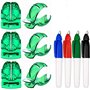 Dadabig 6 PCS Outil d'alignement de balles de Golf