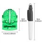 Dadabig 6 PCS Outil d'alignement de balles de Golf,Doublure de Balle de Golf Dessin Marquage avec 4Pcs Stylo de Ball de Golf,Ver