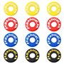 UTMACH Amortisseur Raquette Tennis 12 Pcs Amortisseur en Silicone Lettre Amortisseur Tennis Vibrations de Colored Anti Vibration