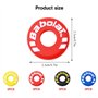 UTMACH Amortisseur Raquette Tennis 12 Pcs Amortisseur en Silicone Lettre Amortisseur Tennis Vibrations de Colored Anti Vibration
